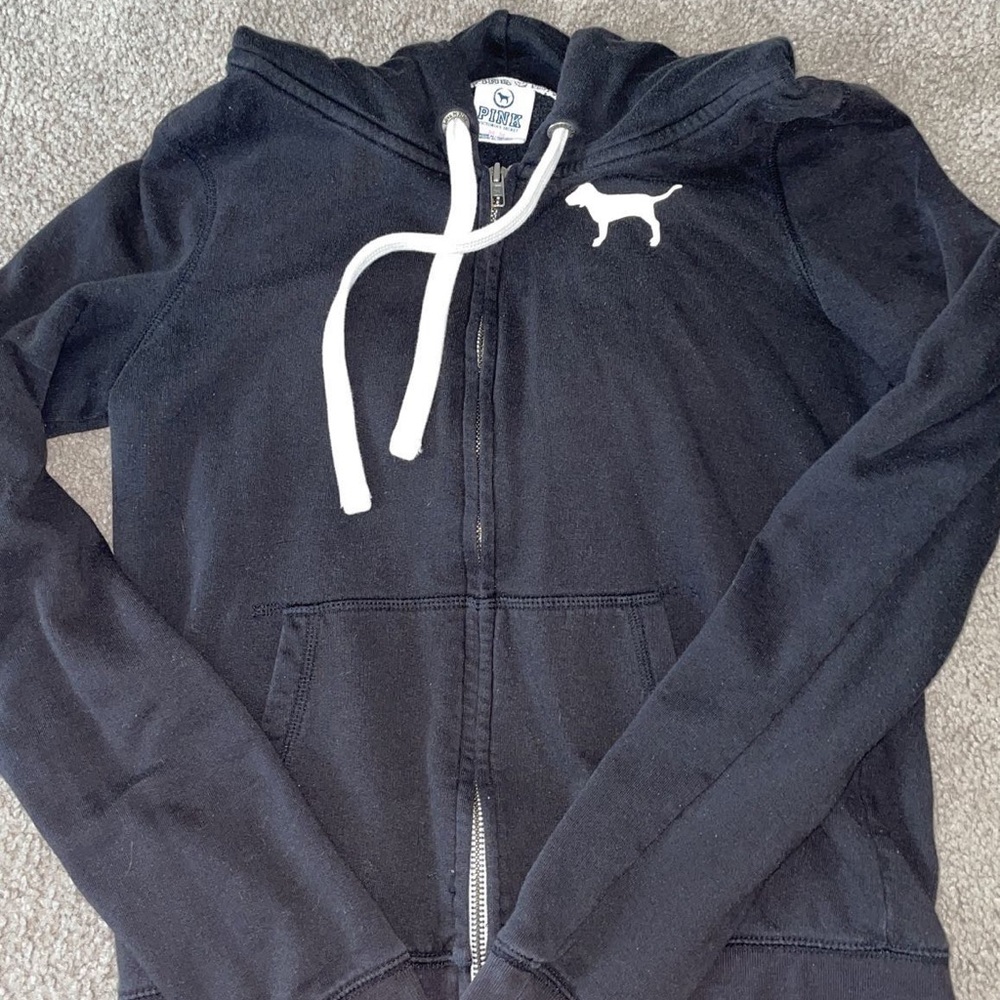 PINK zip up hoodie.